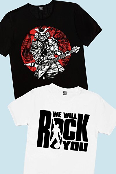 ROCKANDROLL Samurai Solo, Just Rock You bela majica za dečake, ekološki paket...