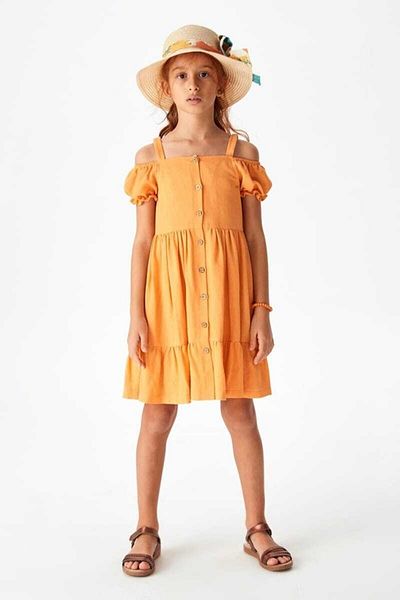 NK Kids Girl's Linen Dress