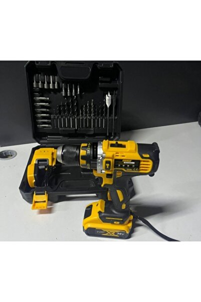 Asur Şarjlı Matkap Setli Çelik Gövde Metel Başlık