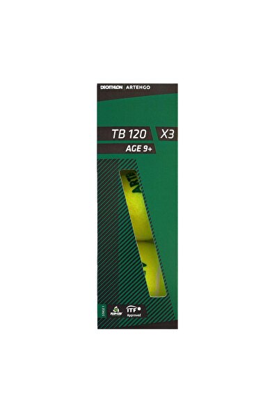Decathlon Tenis Topu - Başlangıç Seviye - 3 Adet - Yeşil - Tb120