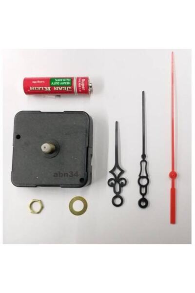 EMİRLER Duvar Saati Mekanizması 1.kalite Motor Pil Dahil Akrep,yelkovan,