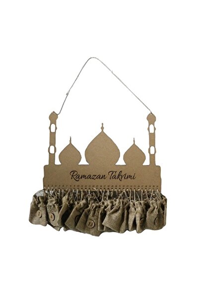 Genel Markalar 31 Günlük Ahşap, Askılı Ramazan Hediye Takvimi