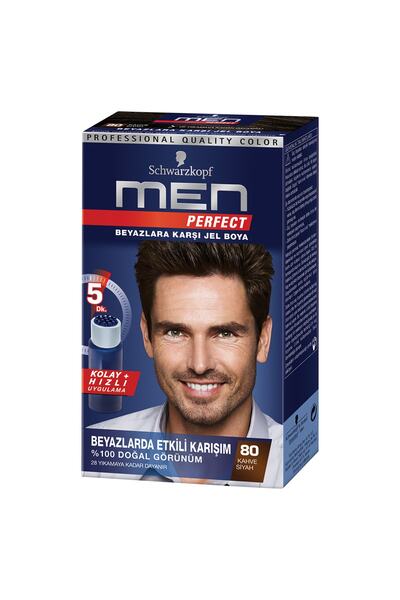 Schwarzkopf Marka: Men Perfect Saç Boyası Kahve Siyah 80 50 Ml Kategori: Saç ...