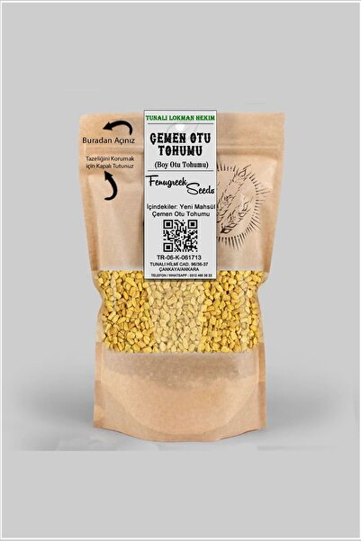 Lokman Hekim Tunalı Çemen Otu Tohumu 500 Gr (boy Otu Tohumu)
