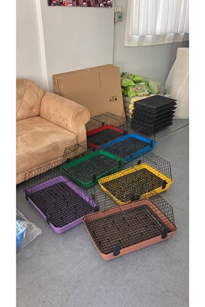 BirdLife Özel Kesim Taban Izgarası Dahil (60x40x30) Tavşan Kafesi