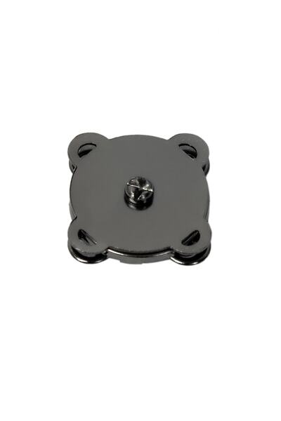 Nildenhobim Anthracite Color Sewable Magnet Snap Fastener - 2 Cm ( 5 Pcs )