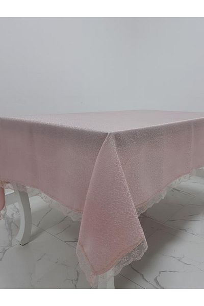 Finezza Paris Jacquard Fabric Guipure Powder Tablecloth 160*220 Cm - 960