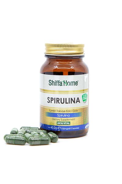 Shiffa Home Spirulina Moss 720mg 60 Capsule Axle Vital