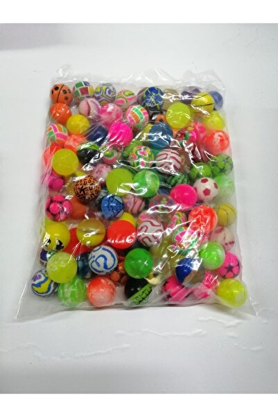 TORUTOYS Torutoys 32mm Zıplayan Top 100 Lü Paket