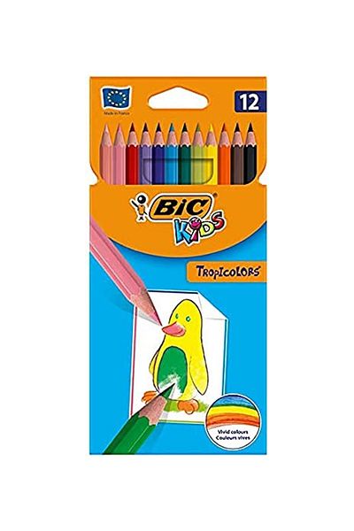 Bic Kids Tropicolors Crayons 12 Colors