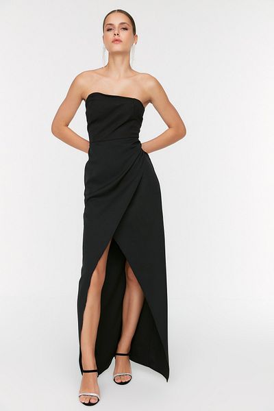 Trendyol Collection Βραδινό φόρεμα μαύρης φούστας TPRSS22AE0110