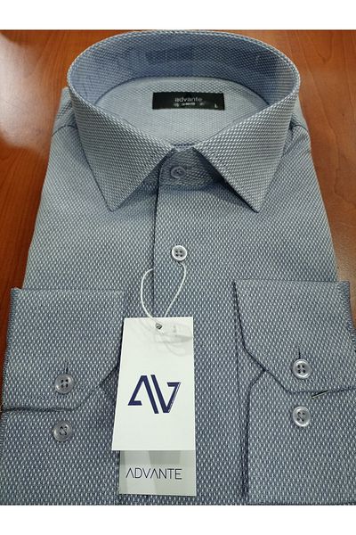 ADVANTE Мъжка риза с дълъг ръкав Güncüoğlu Dobby Slim Fit