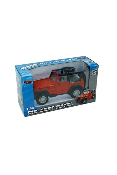 Vardem Boxed Pull Drop 1:64 Metal Vehicle Jeep 1821B-1