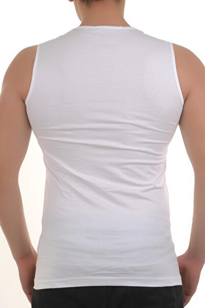 Şahinler Me076 Білий чоловічий 4 штуки спортивний велосипедний комір атлет