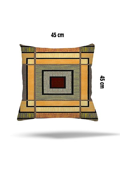 on the clouds Față de pernă cu fermoar ascuns cu model de tranziție a culorii mozaic geometric Husă de pernă