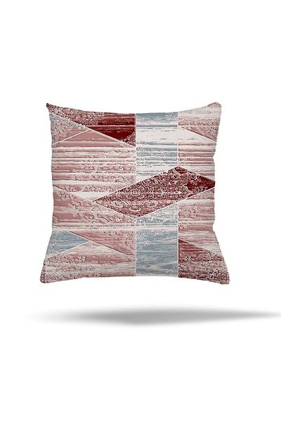 MENTEŞ Ethnic Leaf Patterned Feather Cover - Hidden Zipper, Throw Pillow Cover, Seat Pillow Cover