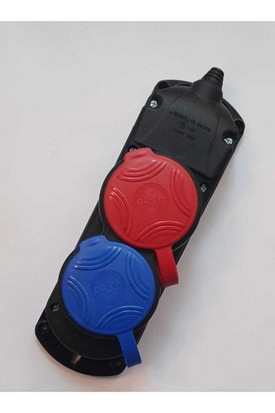 Depa De-pa Rubber 1 Three Phase - 1 Monophase Group Socket Klm