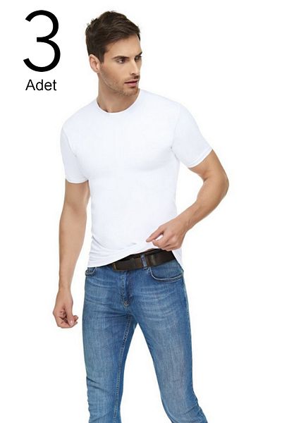 Tutku Elit Ανδρικό εσώρουχο 3 Pack 0 Collar