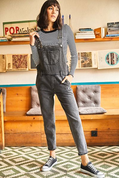 Olalook Overalls - Gray - Fitted