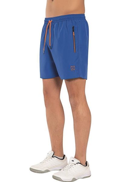 Crozwise Men's Shorts Sea Shorts Sax Shorts Men's Zippered Shorts Blue