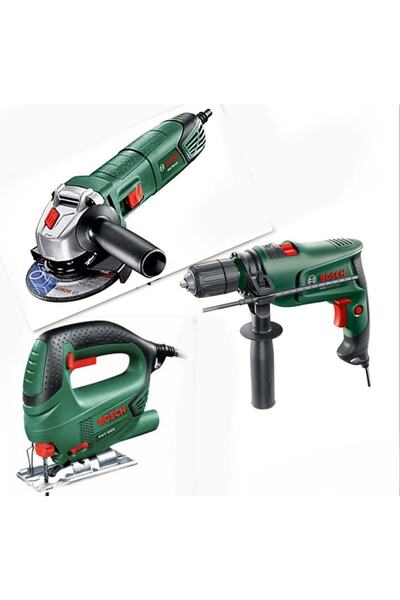 Bosch Darbeli Matkap Vidalama Dekupaj Testere Ve Avuç Içi Taşlama