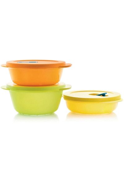 Tupperware Micro Containers Set Hsgl for Microwave Oven