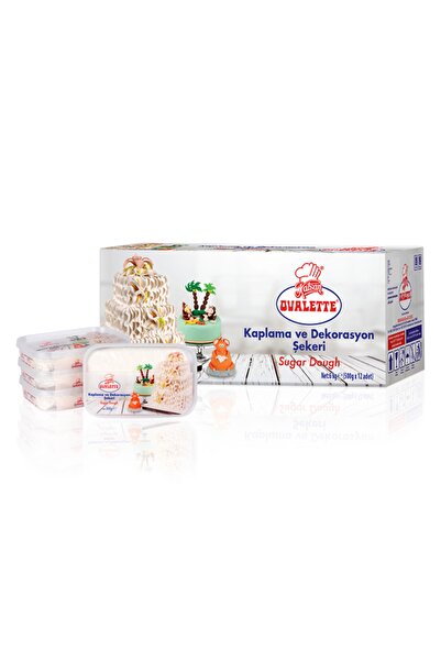 Katsan Ovalette Şeker Hamuru Beyaz 500gr