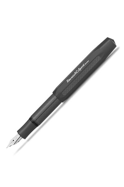 Kaweco Ac Sport Siyah Karbon Fiber Dolma Kalem Medium Uç