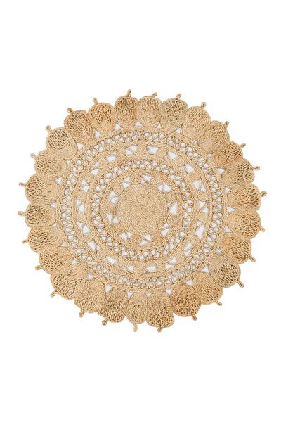 Eko Halı Solo Jüt Ca-108 Natural Xw Jüt ile üretilen el dokuma sisal kilim.NE...