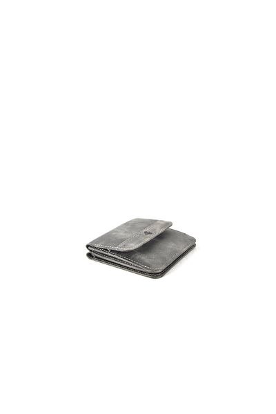 Eminsa Men's Gray Crazy Leather Small Wallet