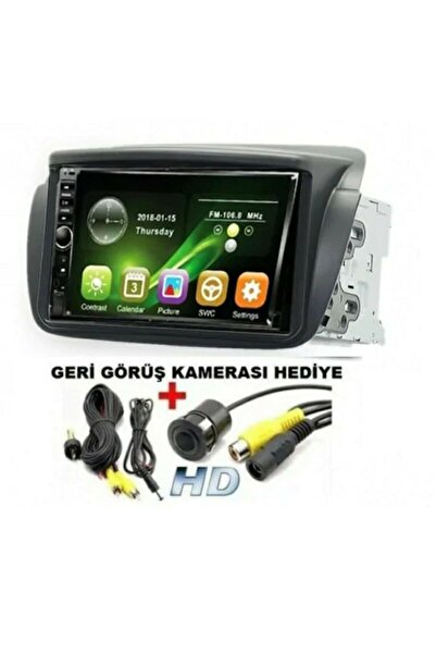 Jameson Fiat Doblo Orta Kasa Js 485 Uyumlu Geri Görüş Kameralı Double Teyp