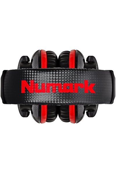NUMARK Red Wave Carbon - Döner Tasarımlı Kablolu Profesyonel Dj Kulaklıkları, Çıkarılabilir Kulaklık