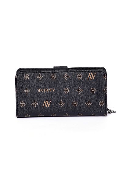 Armine C04 Armine Black Printed Wallet