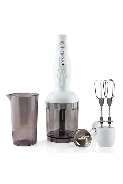 Sarex Sr-2110 Elite Mix Blender Set White SR-2110 Elite Mix Blender Set - White