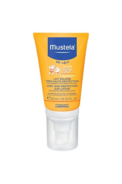Mustela كريم حماية عالية من الشمس بمعامل حماية 50 40 مل 3504105026202