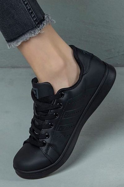 Jump 15306 / 15307 Women - Men Full Black Sneaker Unisex Anatomical Casual Sports Shoes 36/45 -1