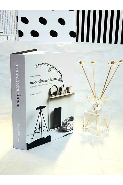 Saccura Dekor Book Box Home Decoration Monochrome Home Decorative Box
