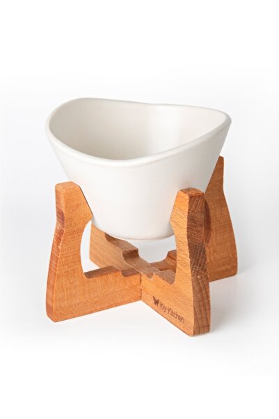 JOY KİTCHEN Ahşap Stantlı Buhurdanlık Oda Kokusu Seramik Buhurdan Mum