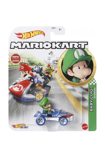 HOT WHEELS Mario Kart Karakterli Araçlar Baby Luigi
