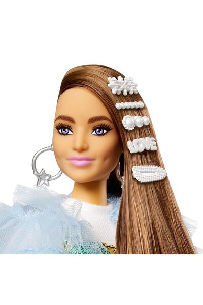 mattel Barbie Extra Fırfırlı Ceket Moda Ve Saç Tasarımı Bebek Gyj78