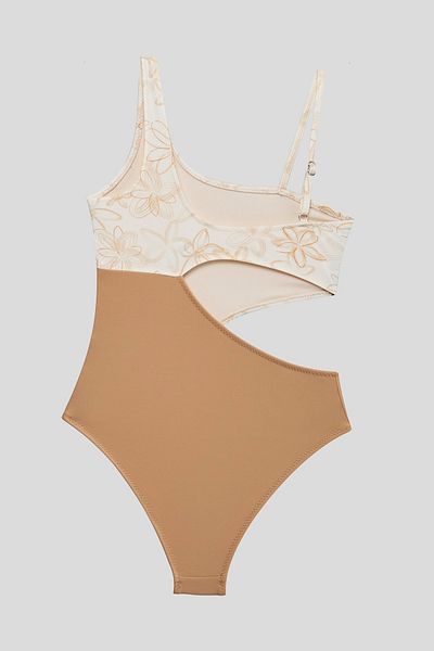 SHELLSEA Girl's One Shoulder Swimsuit
