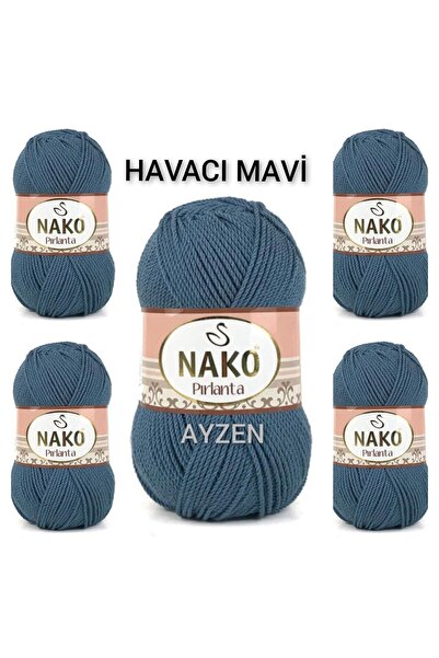 NAKO Pırlanta Orgu Ipi 5li Paket ( 100gr X 5 Adet)
