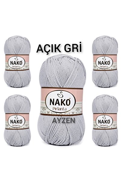 NAKO Pırlanta Orgu Ipi 5li Paket ( 100gr X 5 Adet)
