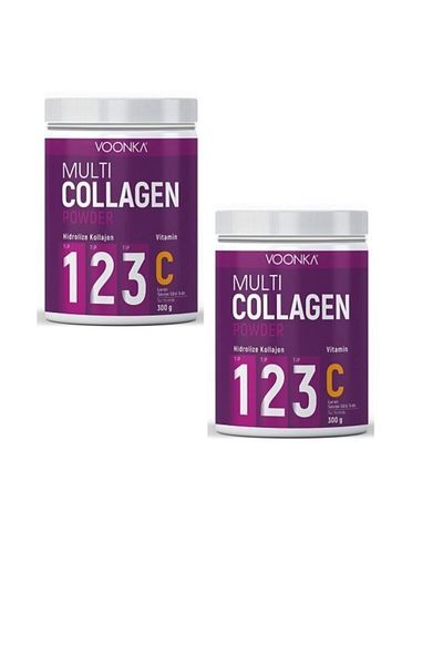 Voonka Multi Collagen Powder in Powder Form (Type 1,2,3) X2 Pieces