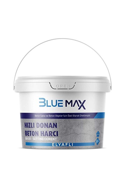 Bluemax Elyaf Katkılı 5 Kg Gri Beton Harcı