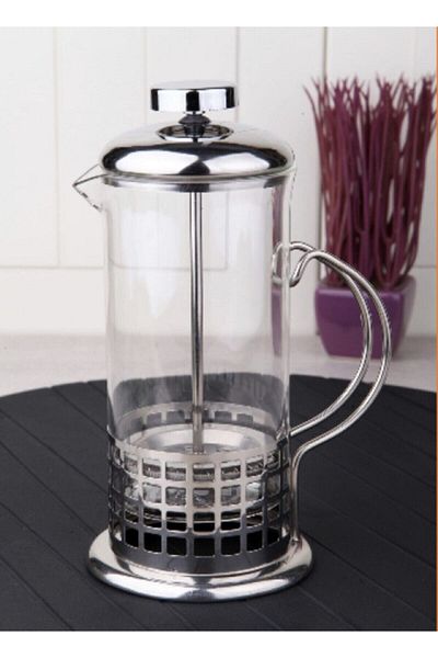 Pak Home French Press Lux 350 Ml. Borasilicate Glass, Herbal Tea, Coffee Pot