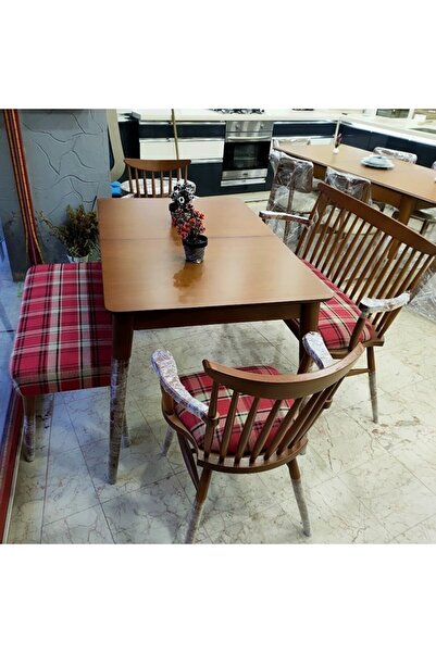 Genel Markalar Ahşap Masa Sandalye Oturma Takımı