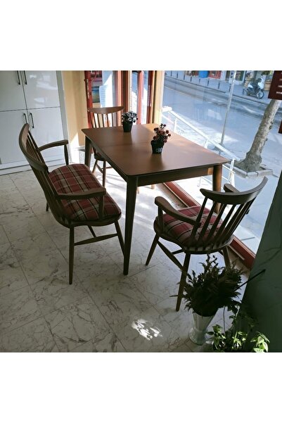Genel Markalar Ahşap Masa Sandalye Oturma Takımı