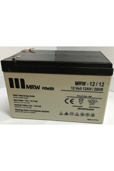 Mrw Power Mrw-12/12 12 Volt 12 Amper Kuru Akü