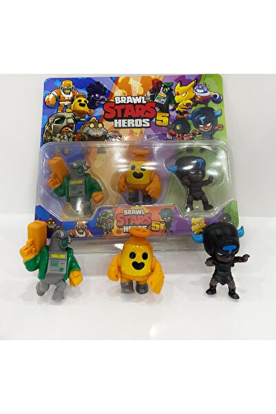Kardelen Brawl Star 3'lü Figür Seti Oyuncakları